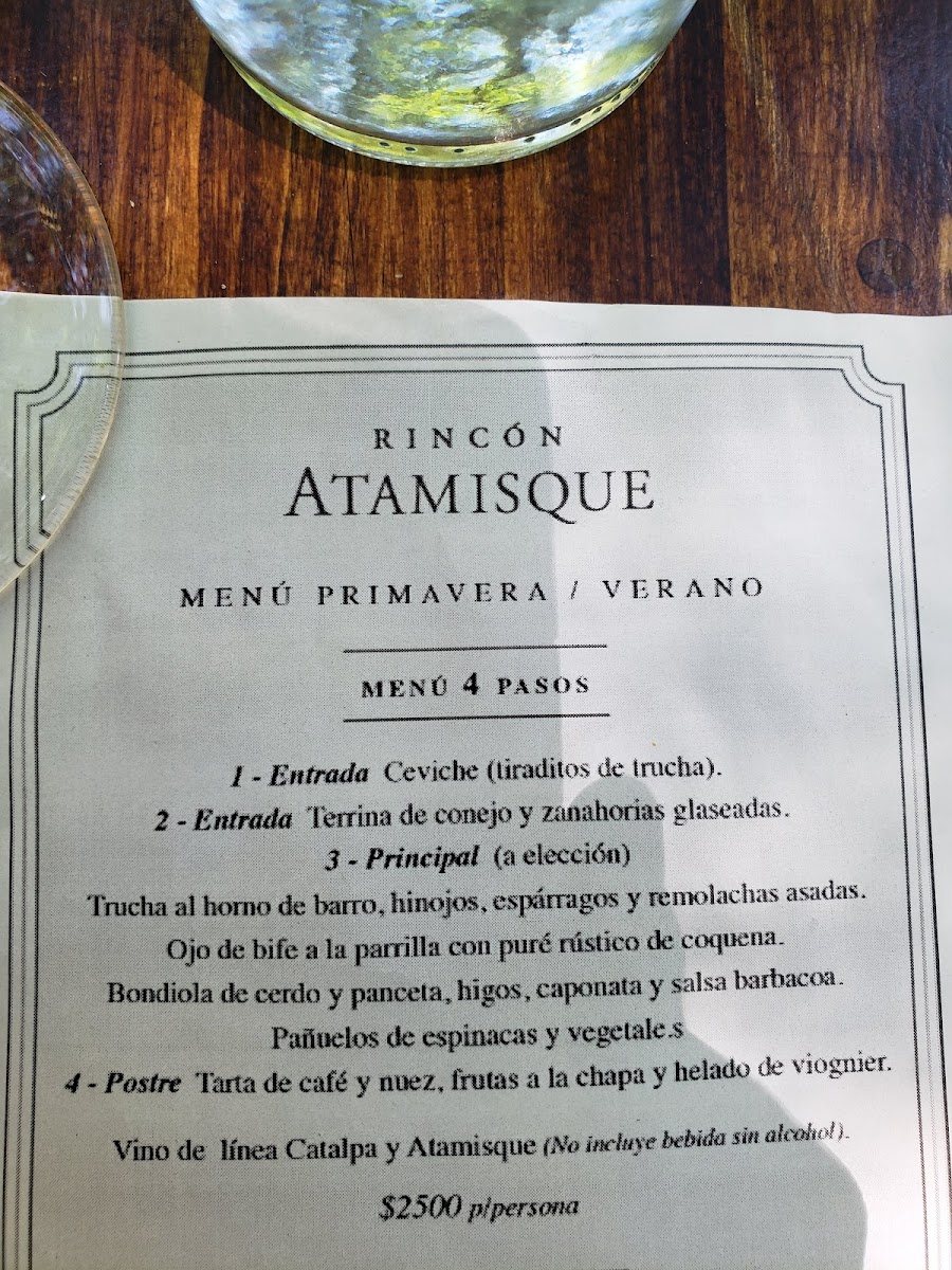 Menu Restaurant Rincón Atamisque-10