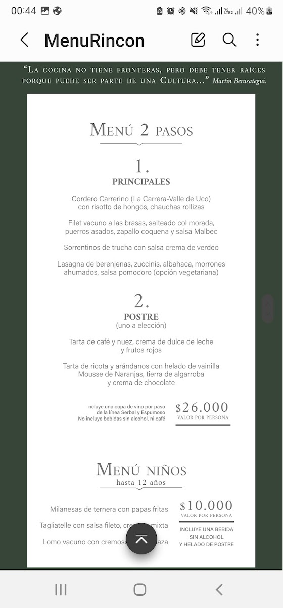 Menu Restaurant Rincón Atamisque-7