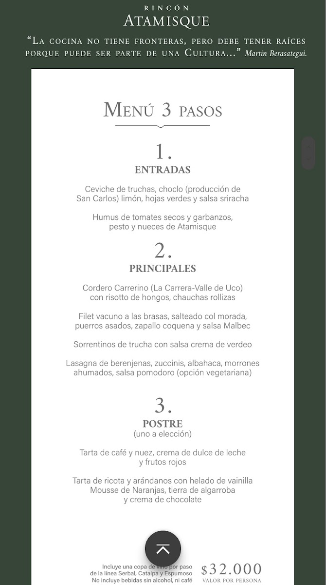 Menu Restaurant Rincón Atamisque-9